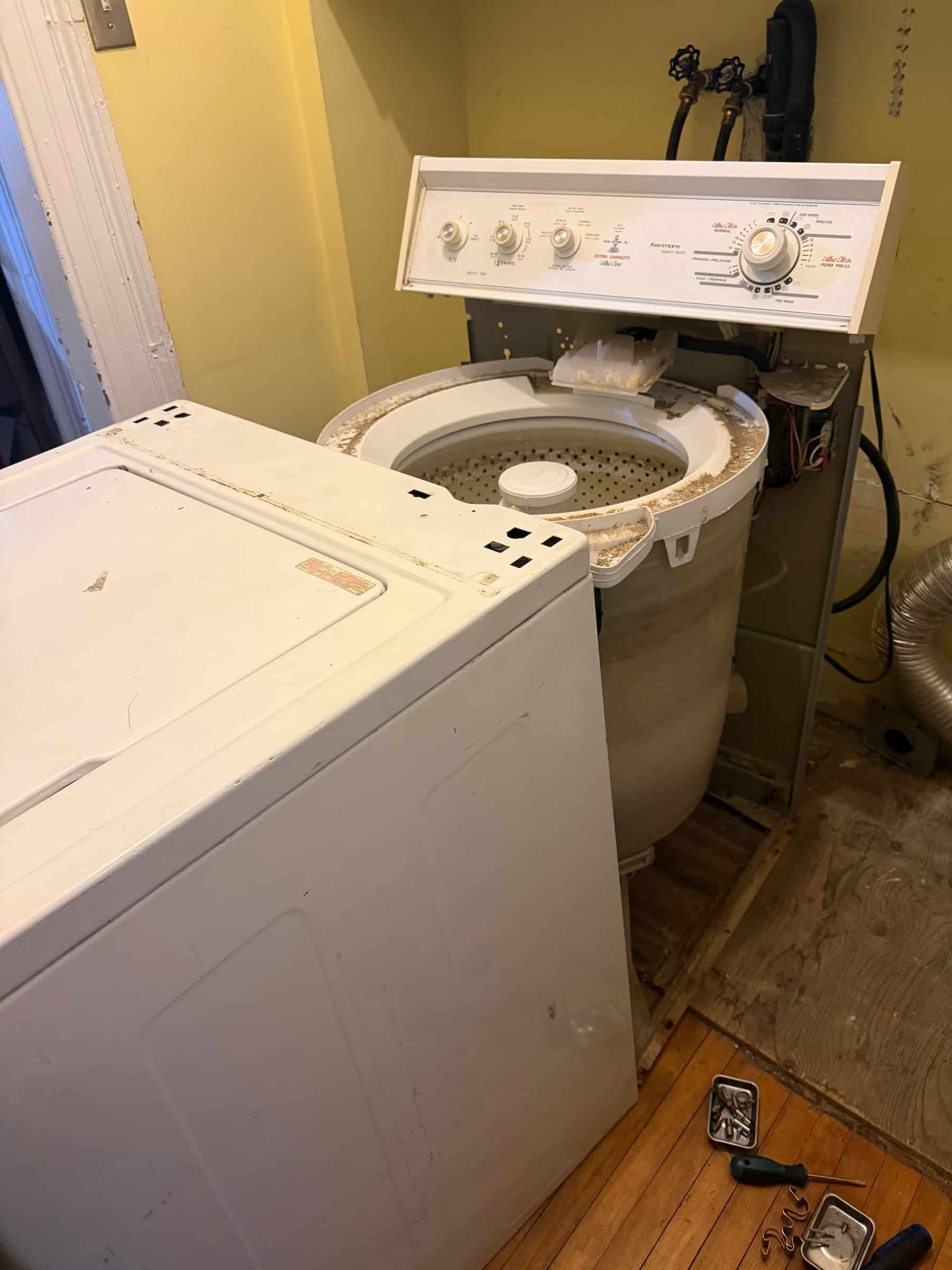 Washer repaired after spin and drain failure in Halifax